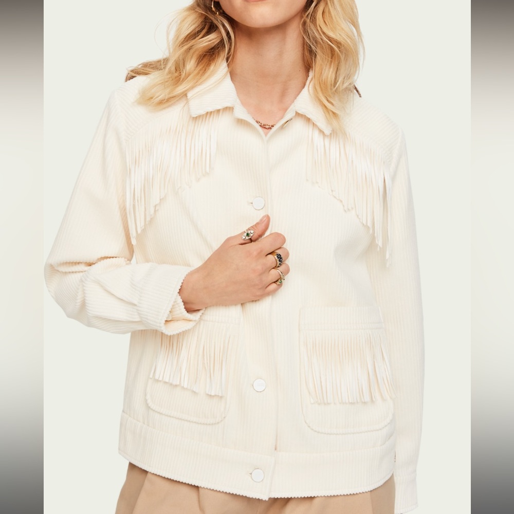 Searching for Fringe Corduroy scotch and soda jacket